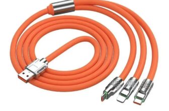 Swopply C PIN Type cable fast charging android charger cable fast charging c type 180° Rotating 1.2 MTR with LED Indicator USB to Type C Type C Cable with 3A Rapid Charging 480mbps Data Transmission