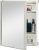 CIPLA PLAST Plastic New Rich Look Bathroom Organizer Cabinet | Mirror With Shelf | 4 Shelves Storage Organizer | Wall Mounted Cabinet | (White) (Brc-931)